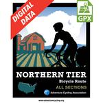 Northern Tier Map Set GPX Data