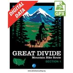 Great Divide Mountain Bike Route, Section 1 GPX Data