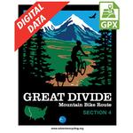 Great Divide Mountain Bike Route, Section 4 GPX Data