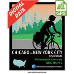 Chicago to New York City Philadelphia Alternate Section 2 GPX Data