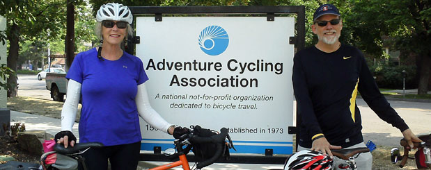 Adventure Cyclists visiting Missoula